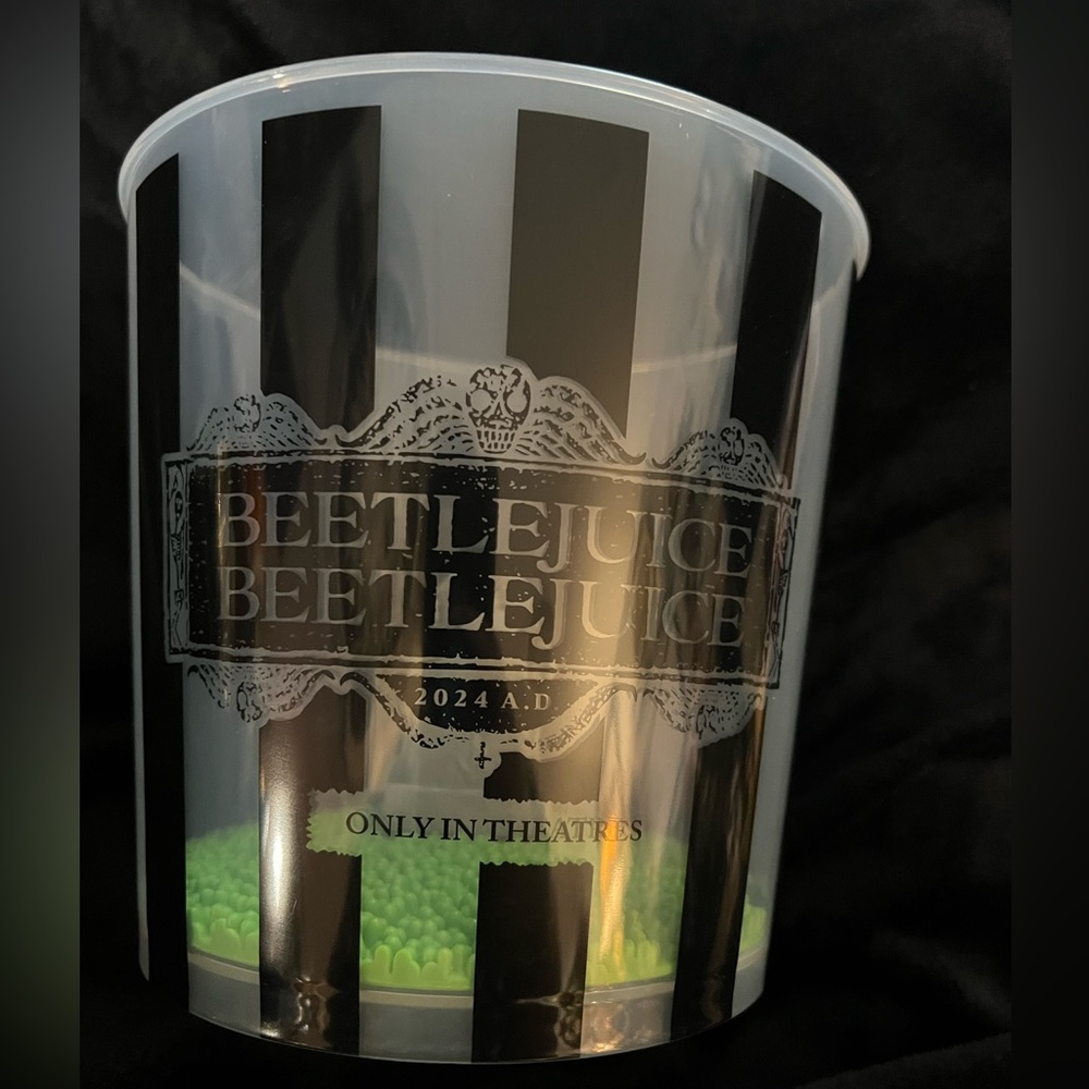 Beetlejuice Beetlejuice plastic graveyard popcorn bucket